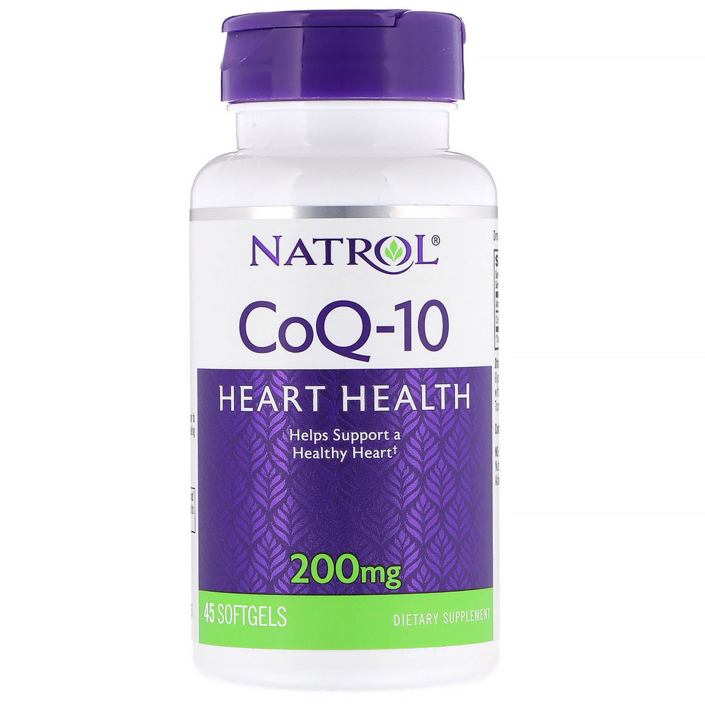 Natrol, CoQ-10, 200 mg, 45 Softgels