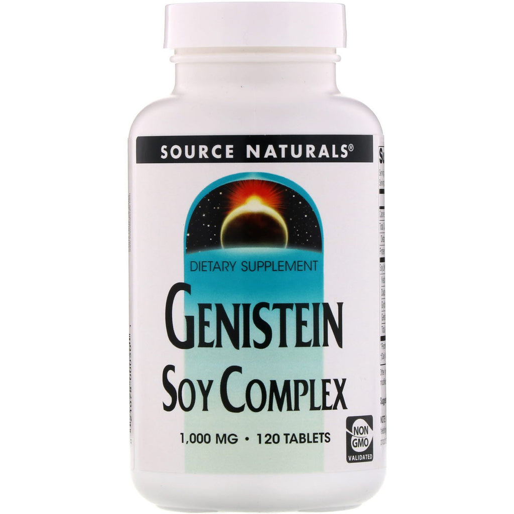 Source Naturals, Genistein Soy Complex, 1,000 mg, 120 Tablets