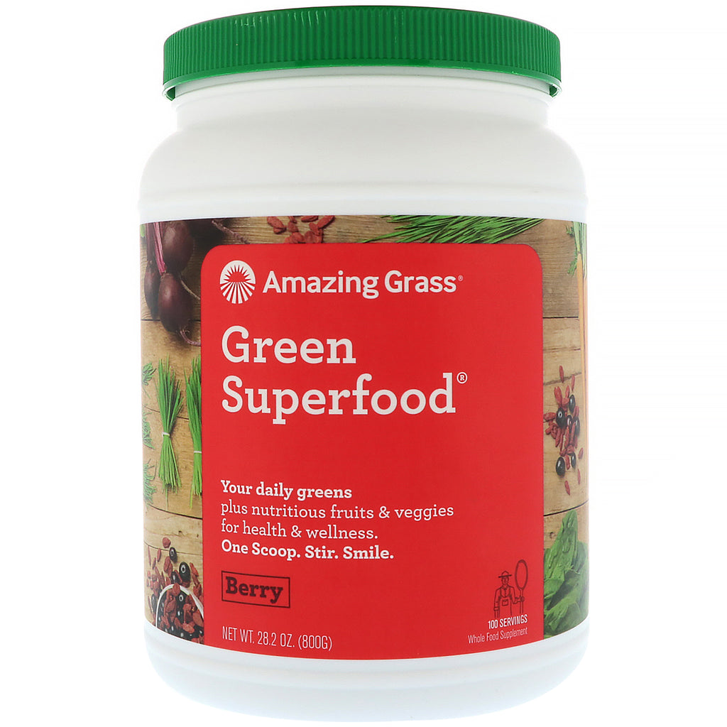 Amazing Grass, Green Superfood, Berry, 28.2 oz (800 g)