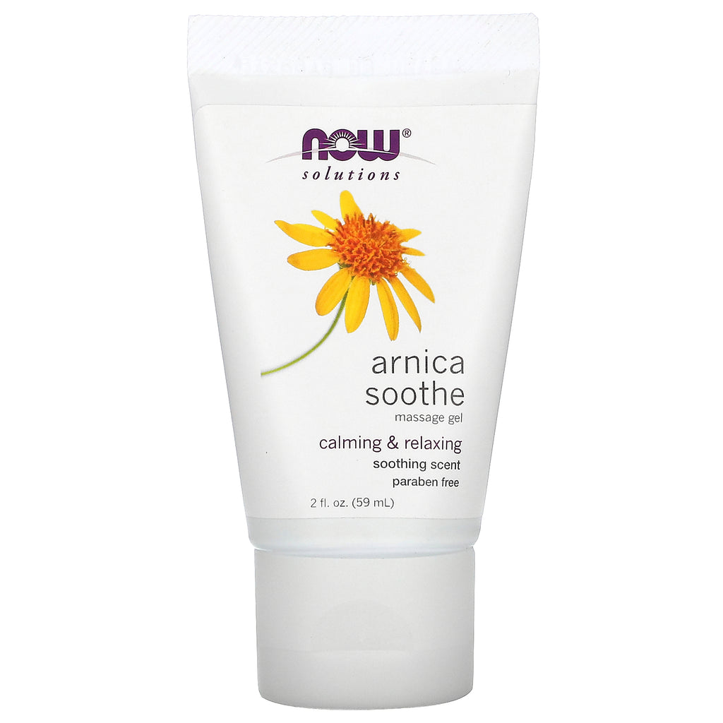 Now Foods, Solutions, Arnica Soothe Massage Gel, 2 fl oz (59 ml)