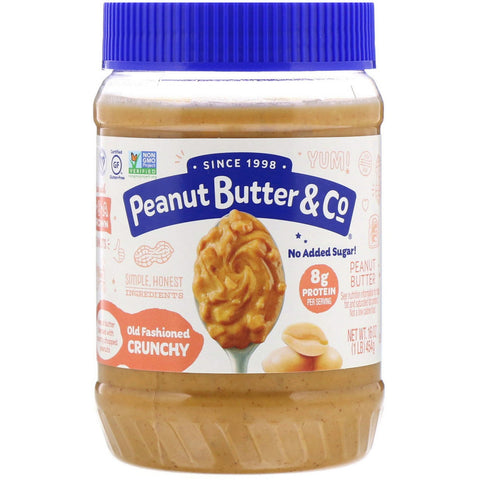 Peanut Butter & Co., Old Fashioned Crunchy, 100% Natural Crunchy Peanut Butter, 16 oz (454 g)