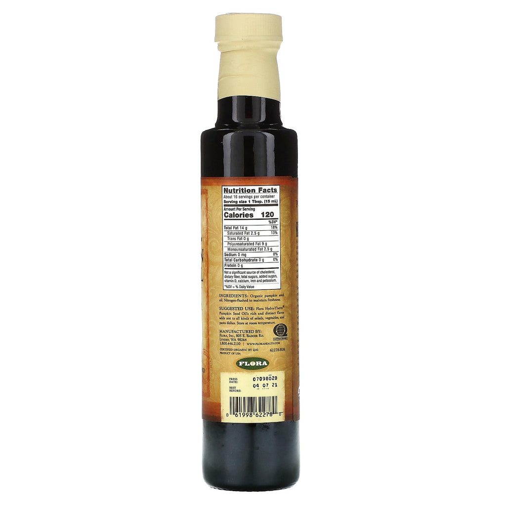 Flora,  Hydro-Therm Pumpkin Seed Oil, 8.5 fl oz (250 ml)