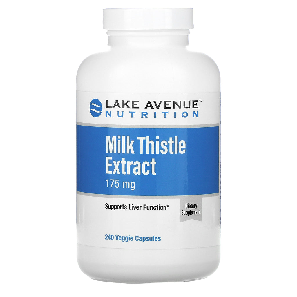 Lake Avenue Nutrition, Milk Thistle Extract, 175 mg, 240 Veggie Capsules