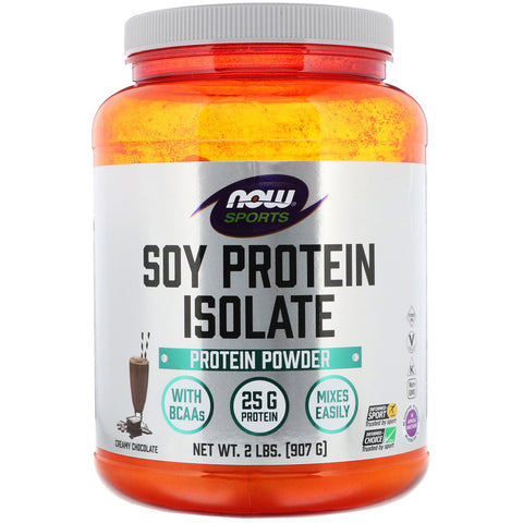 Now Foods, Sports, Soy Protein Isolate, Creamy Chocolate, 2 lbs (907 g)