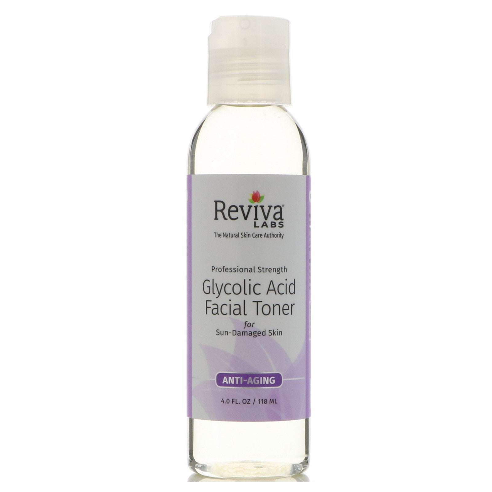 Reviva Labs, Glycolic Acid Facial Toner, 4 fl oz (118 ml)