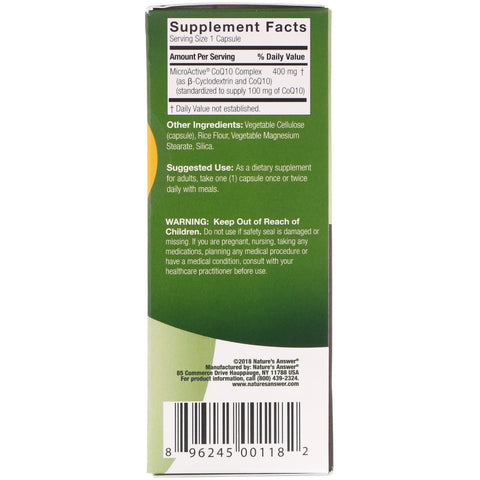 Genceutic Naturals, 24hr CoQ10, 100 mg, 60 Vegetarian Capsules