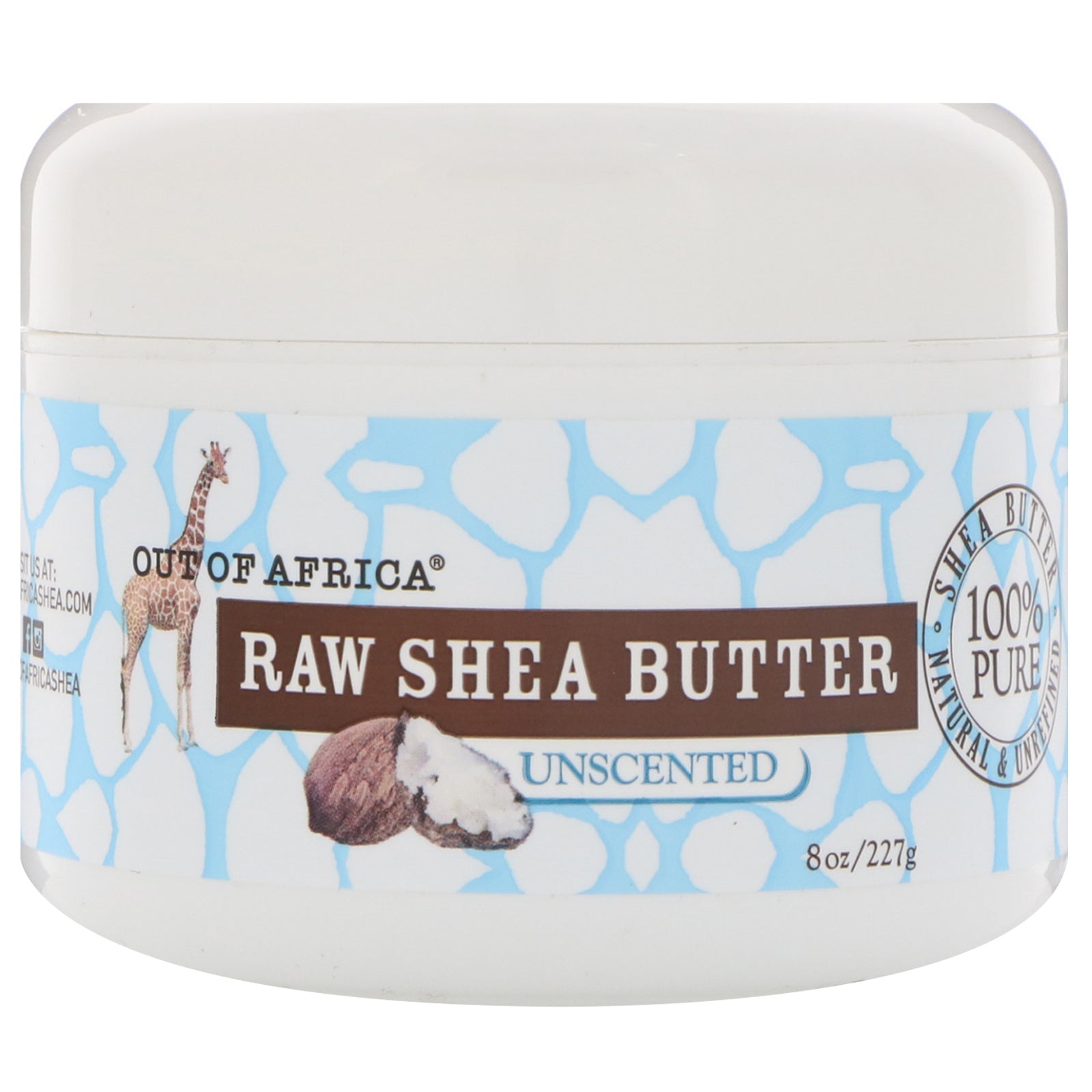 Out of Africa, Raw Shea Butter, Unscented, 8 oz (227 g)