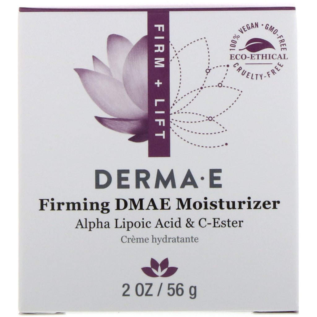 Derma E, Firming DMAE Moisturizer, with Alpha Lipoic Acid and C-Ester, 2 oz (56 g)