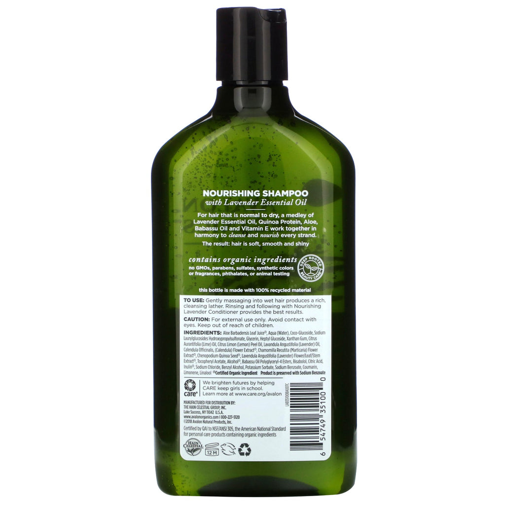 Avalon s, Shampoo, Nourishing, Lavender, 11 fl oz (325 ml)