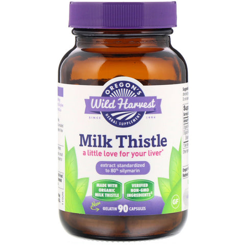 Oregon's Wild Harvest, Milk Thistle, 90 Gelatin Capsules