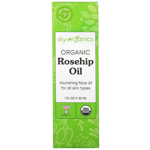 Sky Organics, Organic Rosehip Oil, 1 fl oz (30 ml)