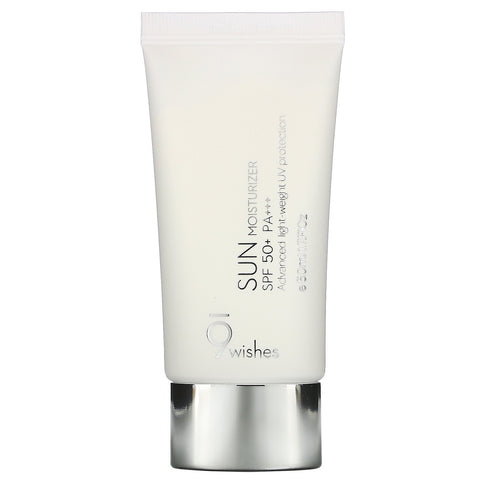 9Wishes, Sun Moisturizer, SPF 50+ PA+++, 1.7 fl oz (50 ml)