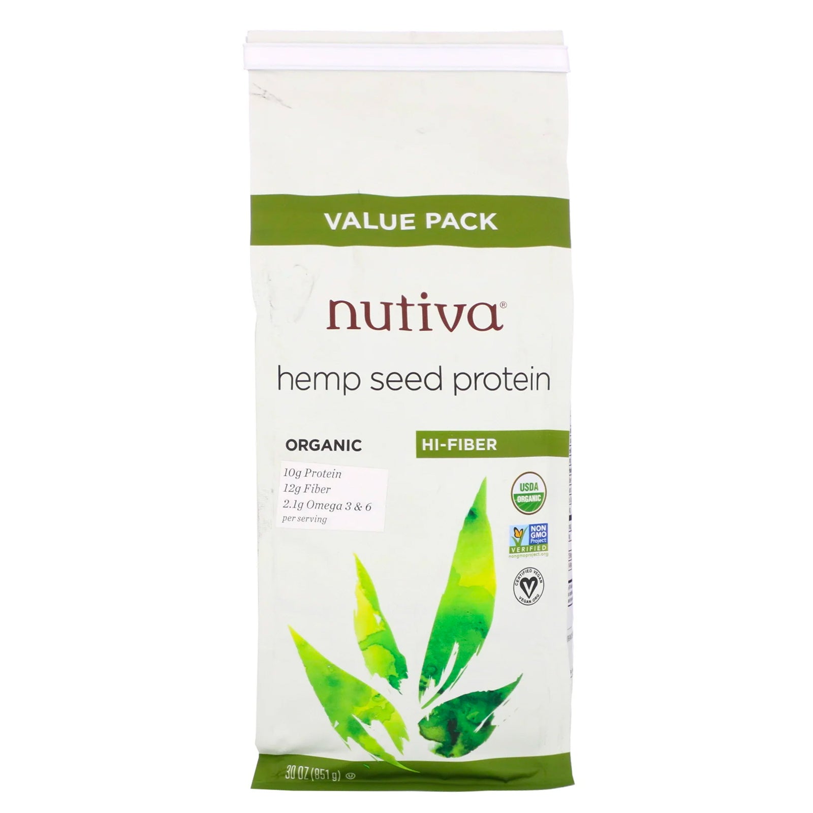 Nutiva, Organic Hemp Seed Protein, 30 oz (851 g)