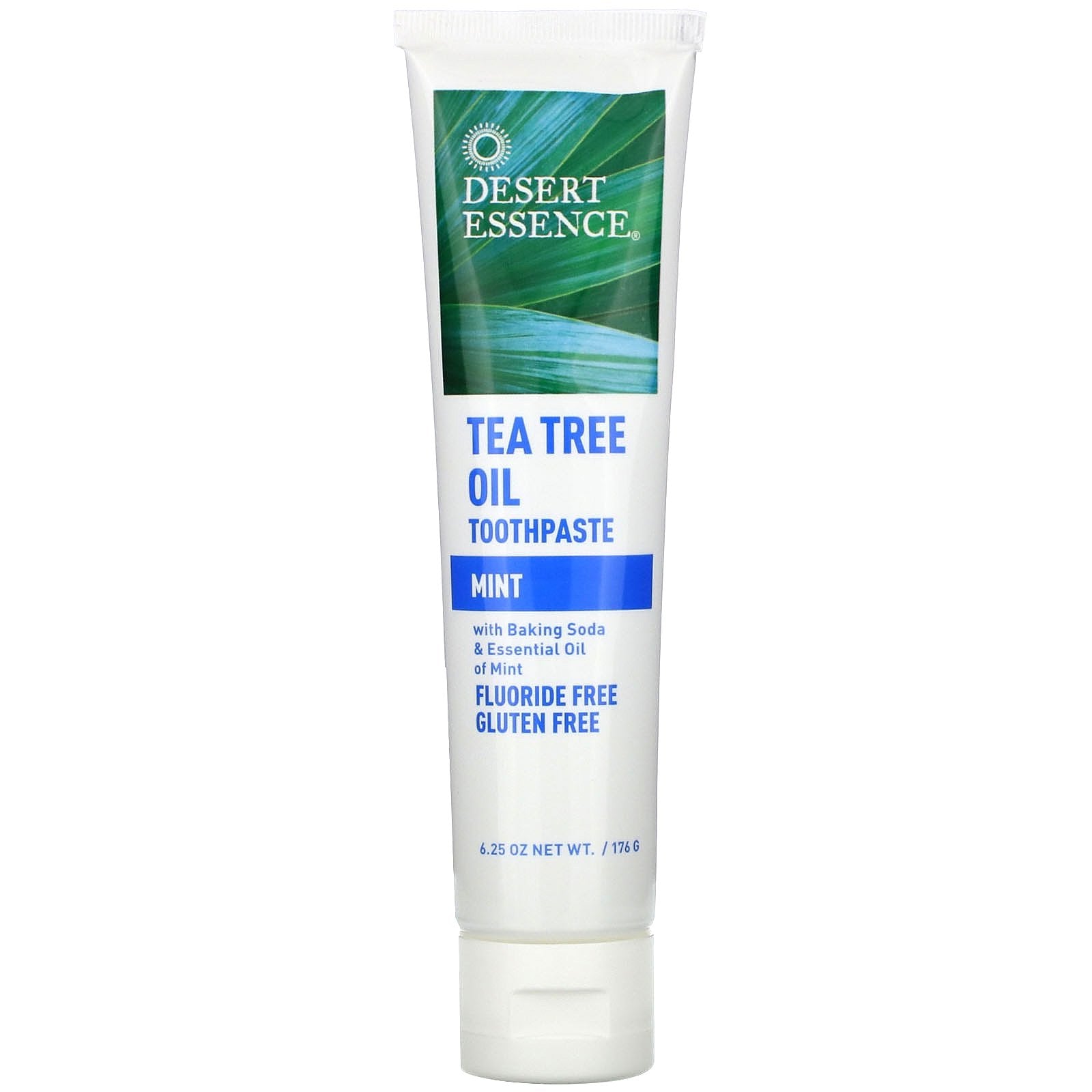 Desert Essence, Tea Tree Oil Toothpaste, Mint, 6.25 oz (176 g)