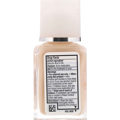 Neutrogena, SkinClearing Oil-Free Makeup, Classic Ivory 10, 1 fl oz (30 ml)