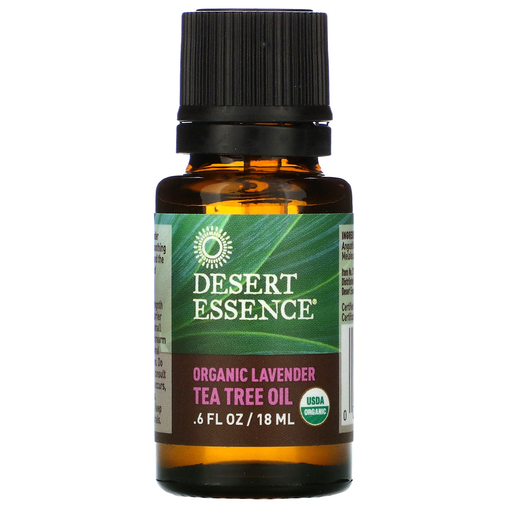 Desert Essence, Organic Lavender Tea Tree Oil, .6 fl oz (18 ml)