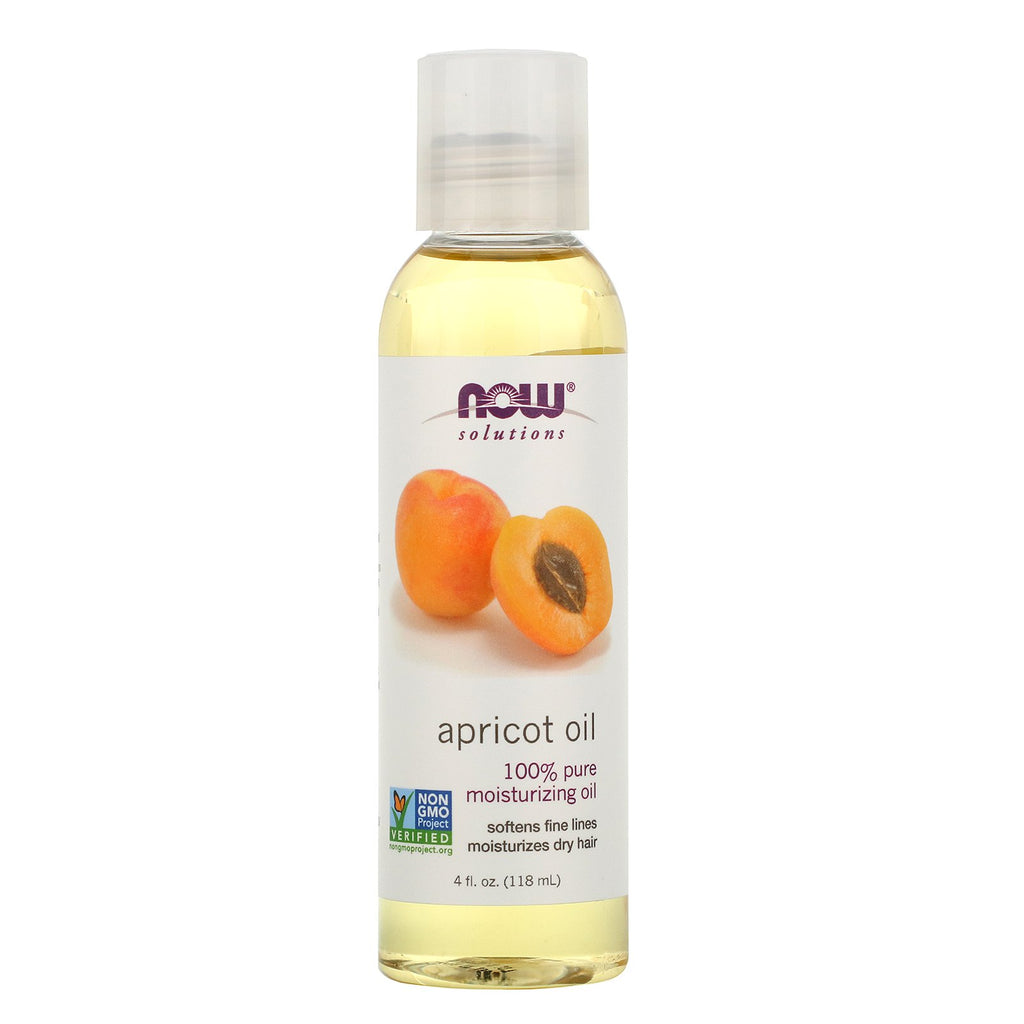 Now Foods, Solutions, Apricot Oil, 4 fl oz (118 ml)