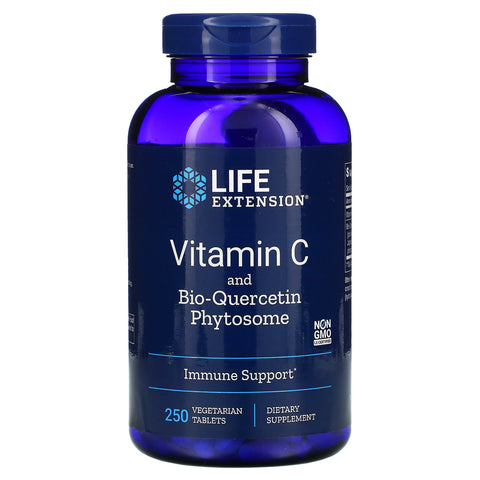 Life Extension, Vitamin C and Bio-Quercetin Phytosome, 250 Vegetarian Tablets