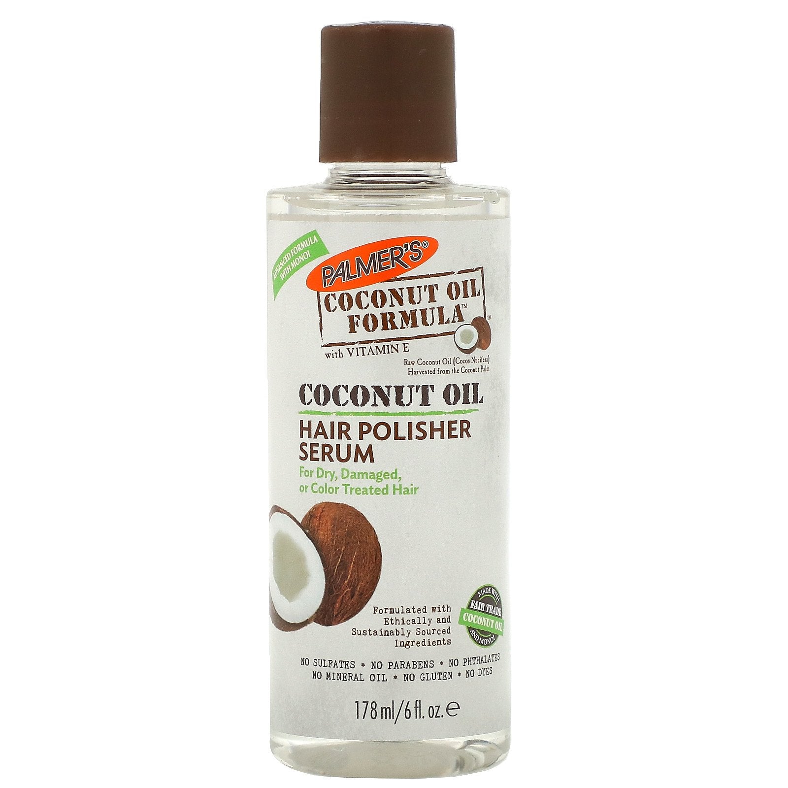 Palmer's, Coconut Oil Formula, Hair Polisher Serum, 6 fl oz (178 ml)