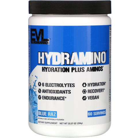 EVLution Nutrition, Hydramino, Blue Raz, 10.37 oz (294 g)