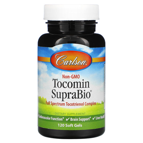 Carlson Labs, Tocomin SupraBio, 120 Soft Gels