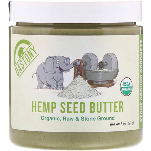 Dastony, 100% Organic Hemp Seed Butter, 8 oz (227 g)