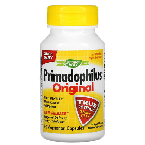 Nature's Way, Primadophilus, Original, Ages 12 & Up, 5 Billion CFU, 90 Vegetarian Capsules