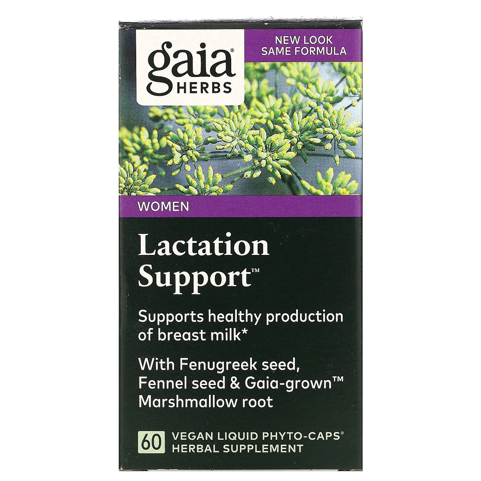 Gaia Herbs, Lactation Support for Women, 60 Vegan Liquid Phyto-Caps