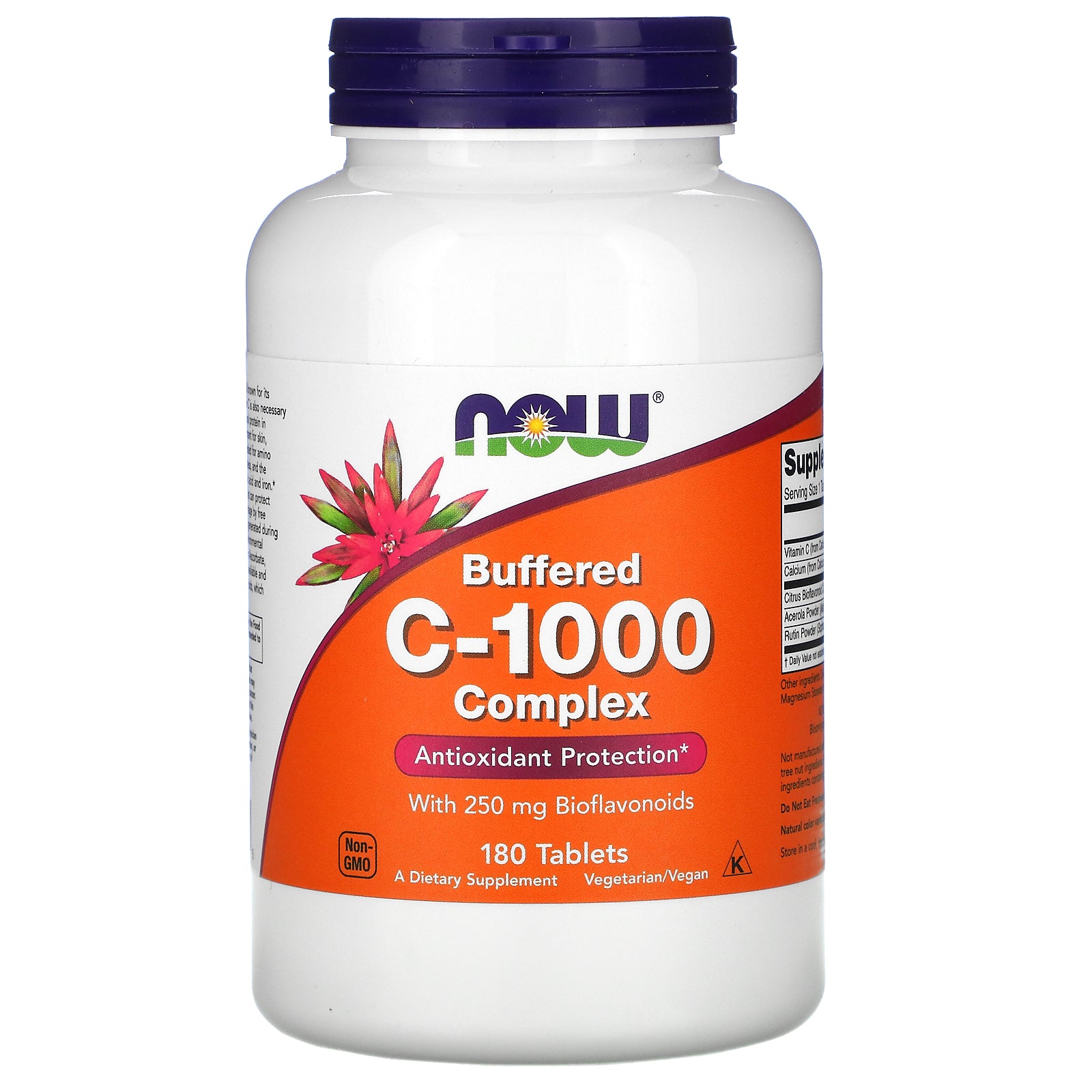 Now Foods, Buffered C-1000 Complex, 180 Tablets