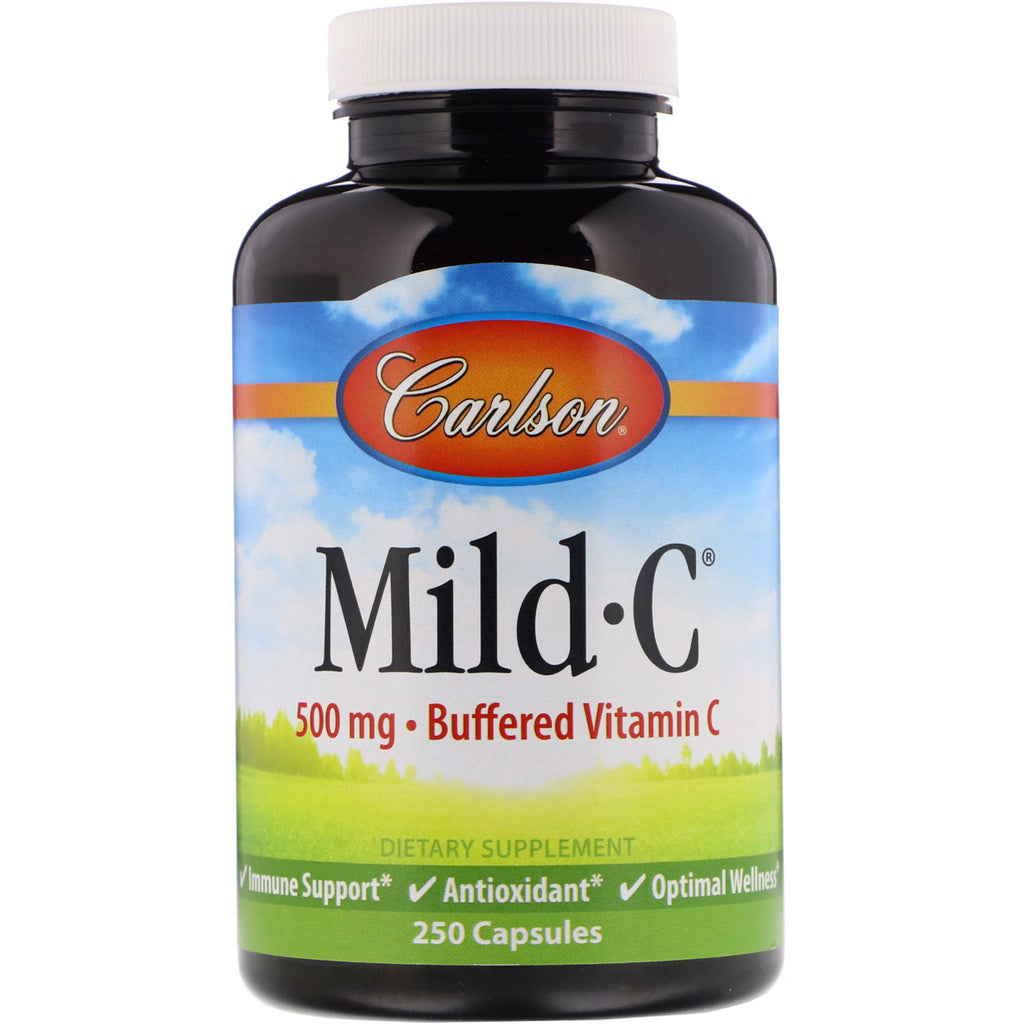 Carlson Labs, Mild-C, 500 mg, 250 Capsules