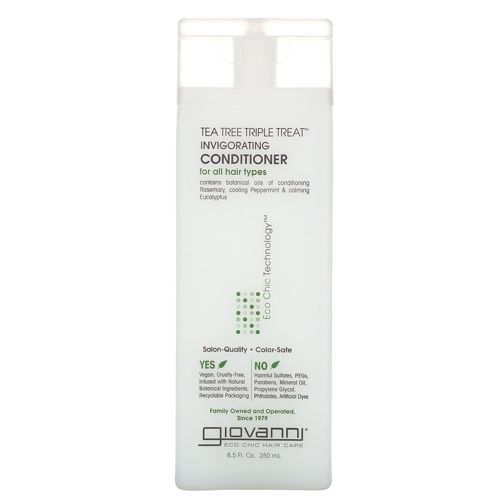 Giovanni, Tea Tree Triple Treat Invigorating Conditioner, 8.5 fl oz (250 ml)