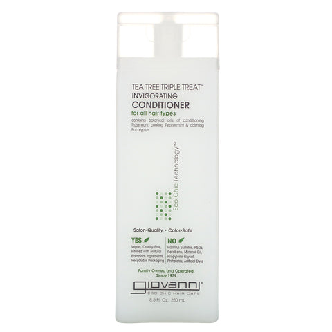 Giovanni, Tea Tree Triple Treat Invigorating Conditioner, 8.5 fl oz (250 ml)