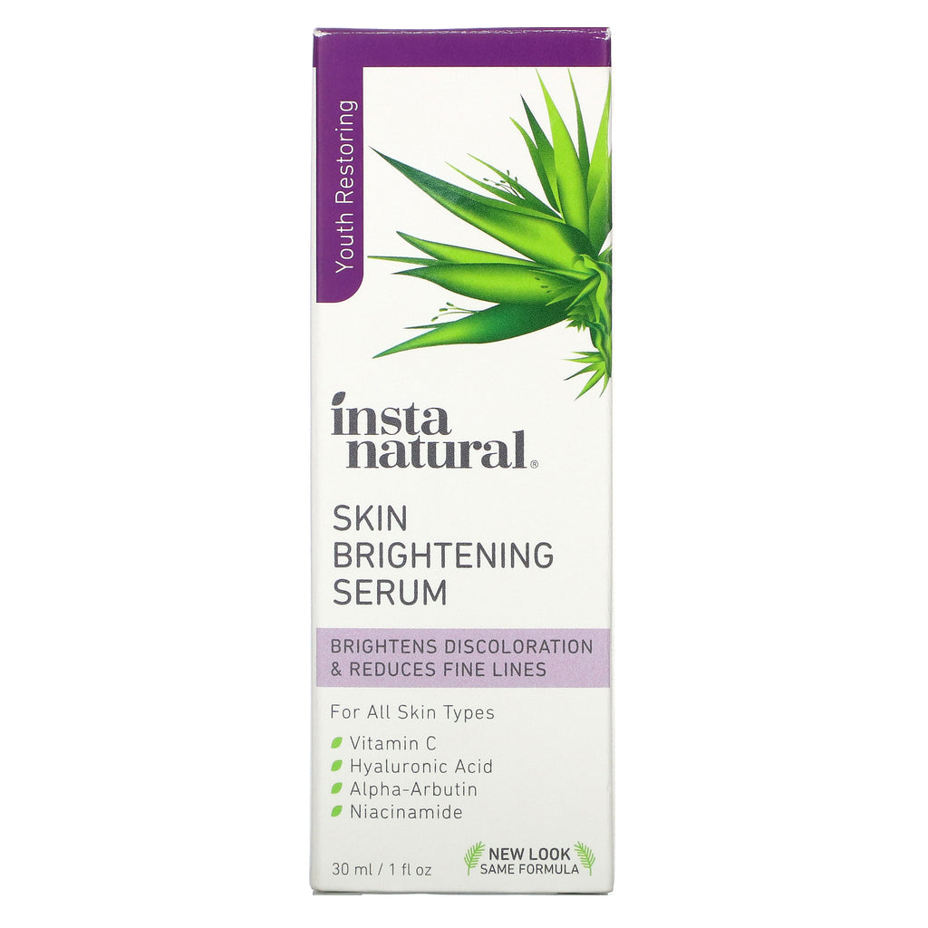 InstaNatural, Skin Brightening Serum, Youth Restoring, 1 fl oz (30 ml)