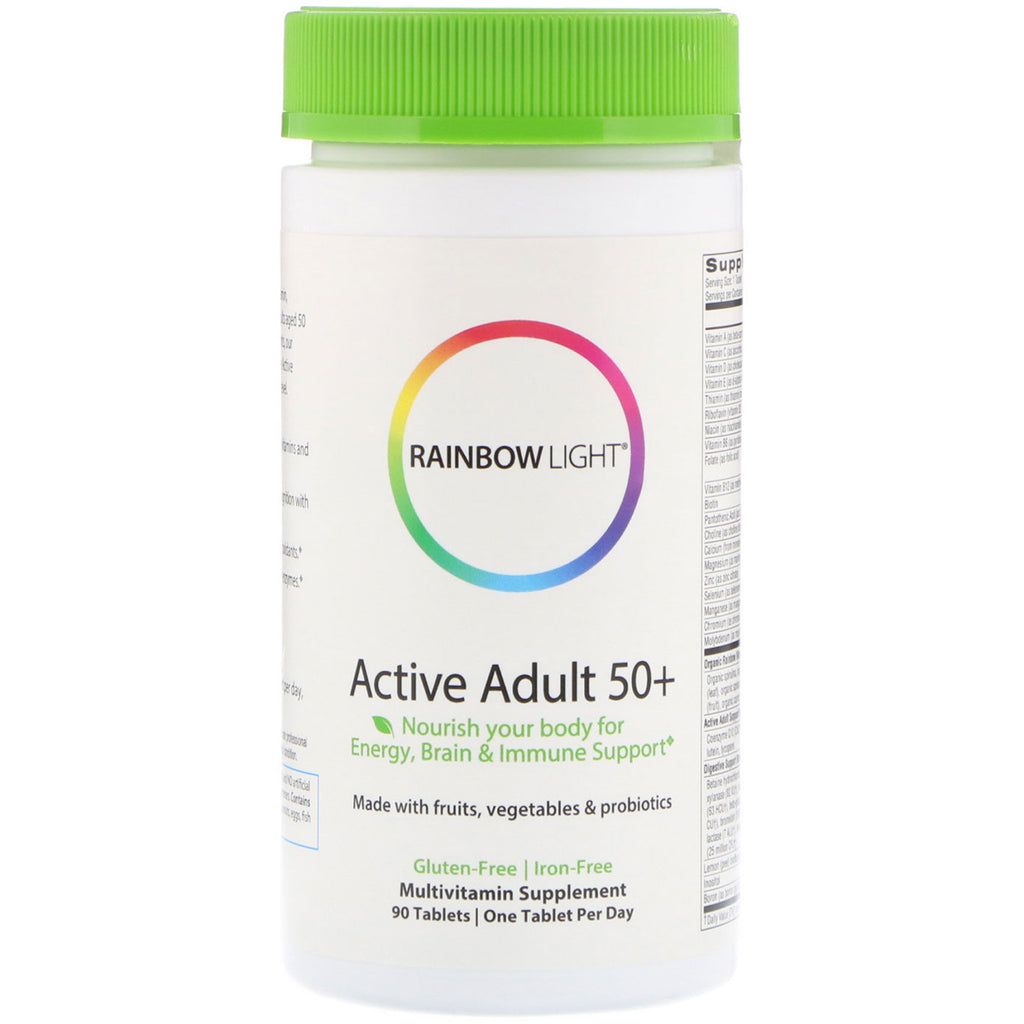 Rainbow Light, Active Adult 50+, 90 Tablets