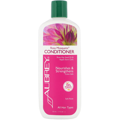 Aubrey Organics, Rosa Mosqueta Conditioner, Vibrant Hydration, Harvest Apple, 11 fl oz (325 ml)