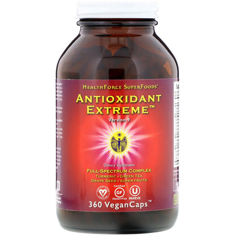 HealthForce Superfoods, Antioxidant Extreme, Version 9, 360 VeganCaps