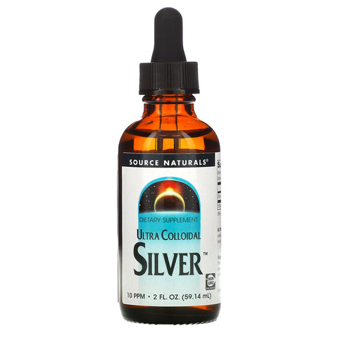 Source Naturals, Ultra Colloidal Silver, 10 PPM, 2 fl oz (59.14 ml)