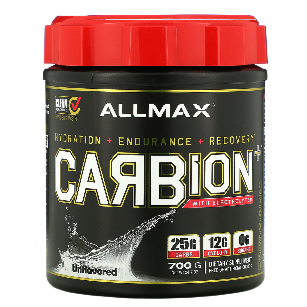 ALLMAX Nutrition, CARBion+ with Electrolytes, Unflavored, 24.7 oz (700 g)