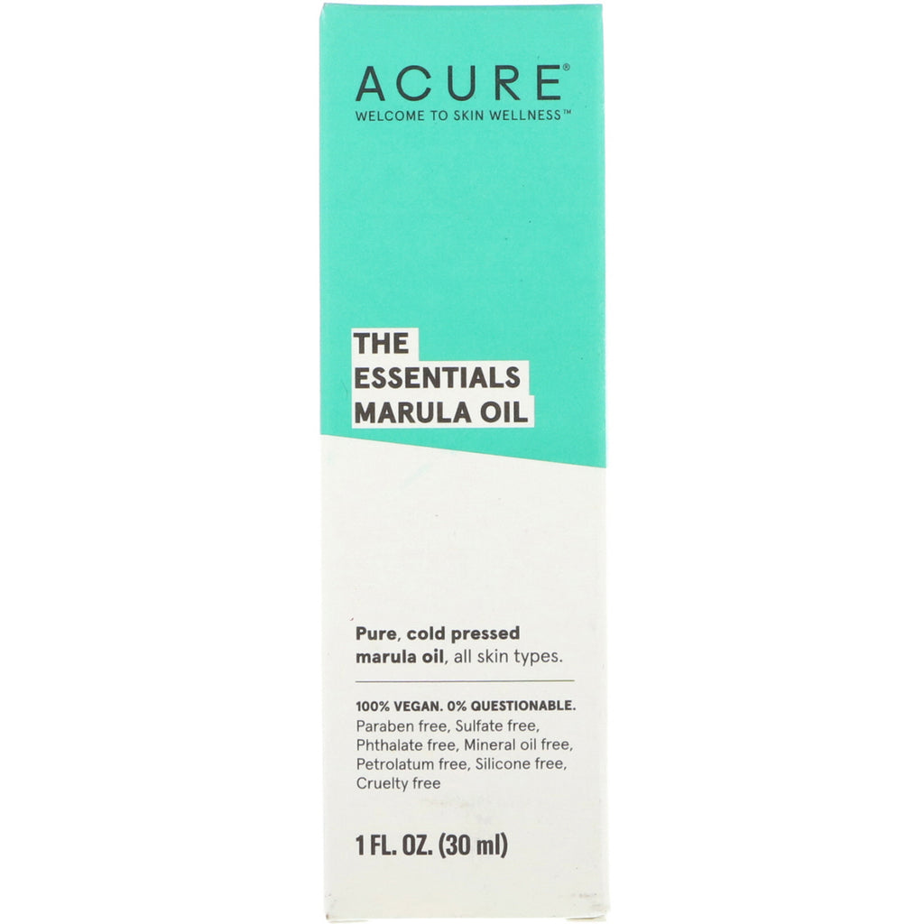Acure, The Essentials Marula Oil, 1 fl oz (30 ml)