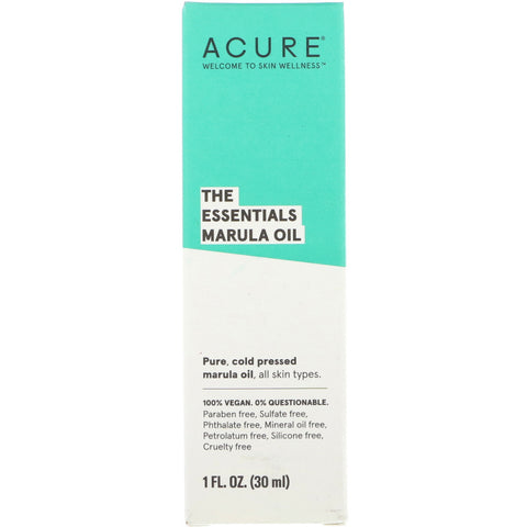 Acure, The Essentials Marula Oil, 1 fl oz (30 ml)