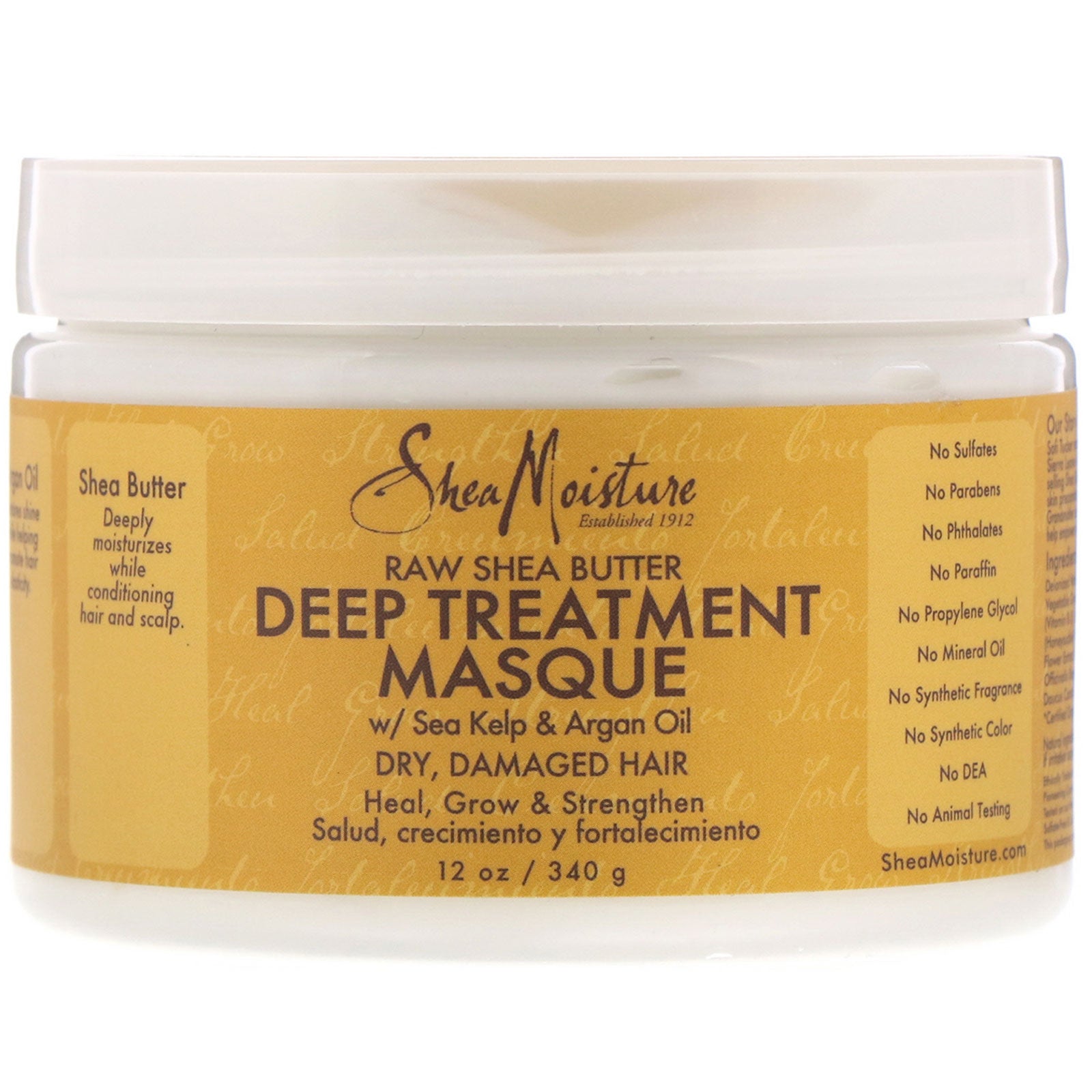 SheaMoisture, Deep Treatment Masque, Raw Shea Butter, 12 oz (340 g)