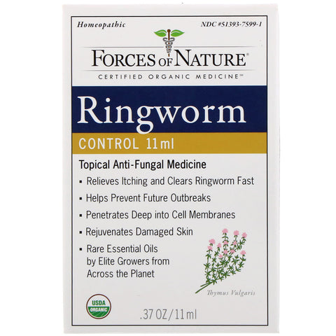 Forces of Nature, Ringworm Control, 0.37 oz (11 ml)