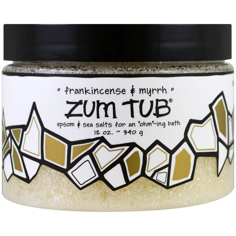 Indigo Wild, Zum Tub, Epsom & Sea Salts, Frankincense & Myrrh, 12 oz (340 g)