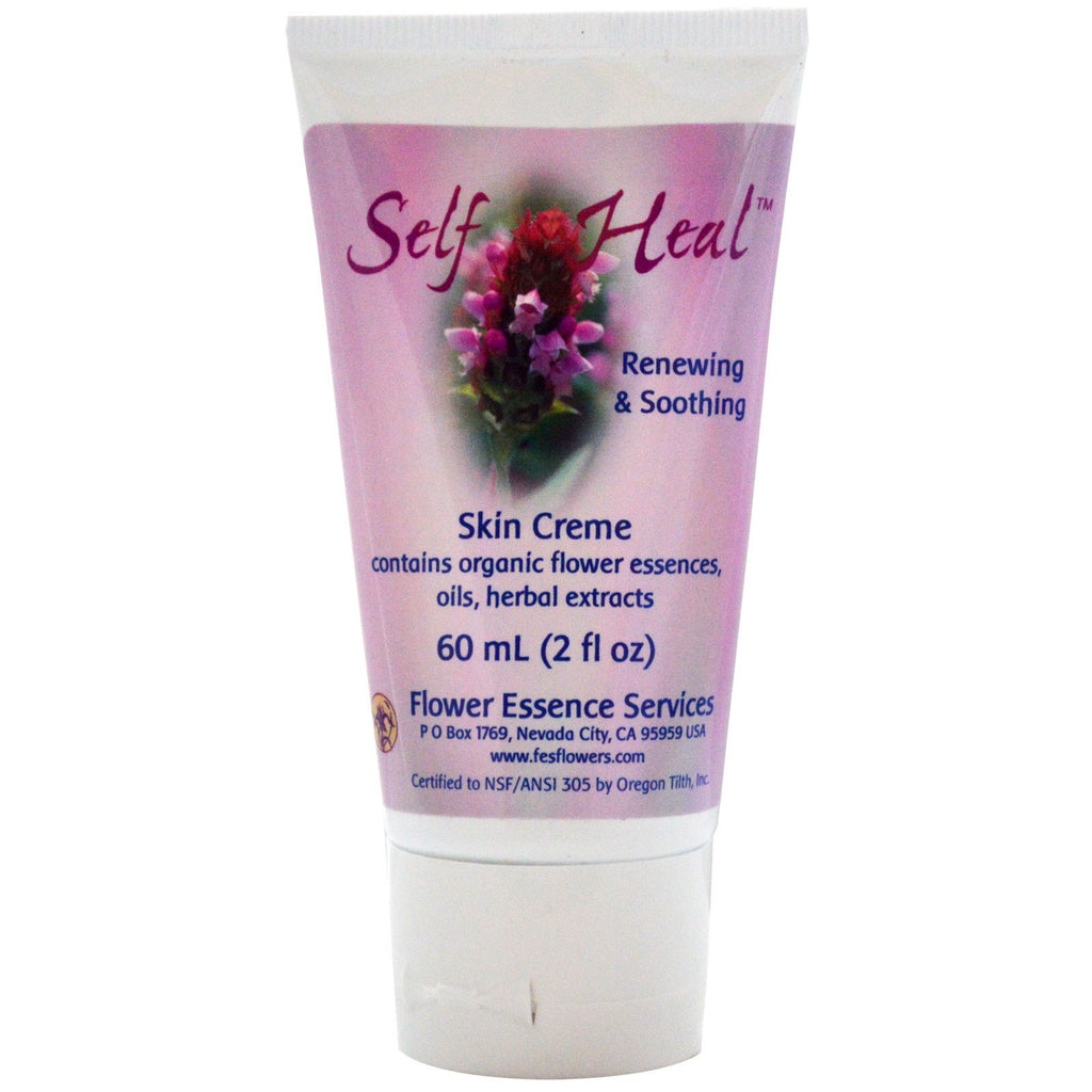 Flower Essence Services, Self Heal Skin Creme, 2 fl oz (60 ml)