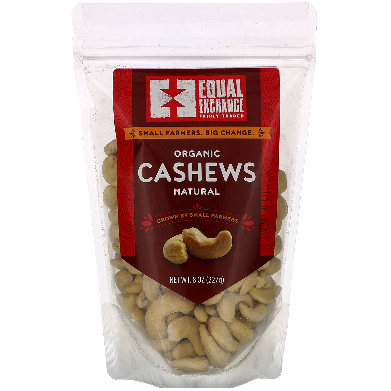 Equal Exchange, Organic Natural Cashews, 8 oz (227 g)