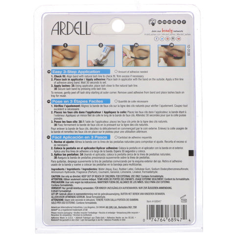 Ardell, Deluxe Pack, Wispies Lashes with Applicator and Eyelash Adhesive, 1 Set