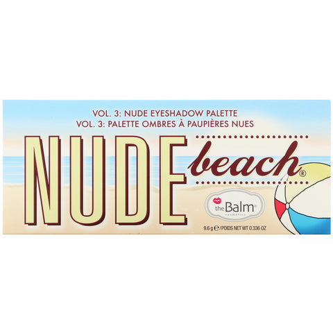 theBalm Cosmetics, Nude Beach, Volume 3, Nude Eyeshadow Palette, 0.336 oz (9.6 g)