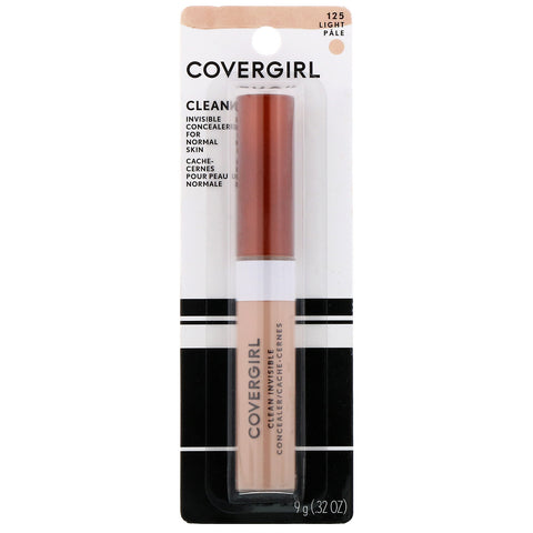 Covergirl, Clean Invisible Concealer, 125 Light, .32 oz (9 g)