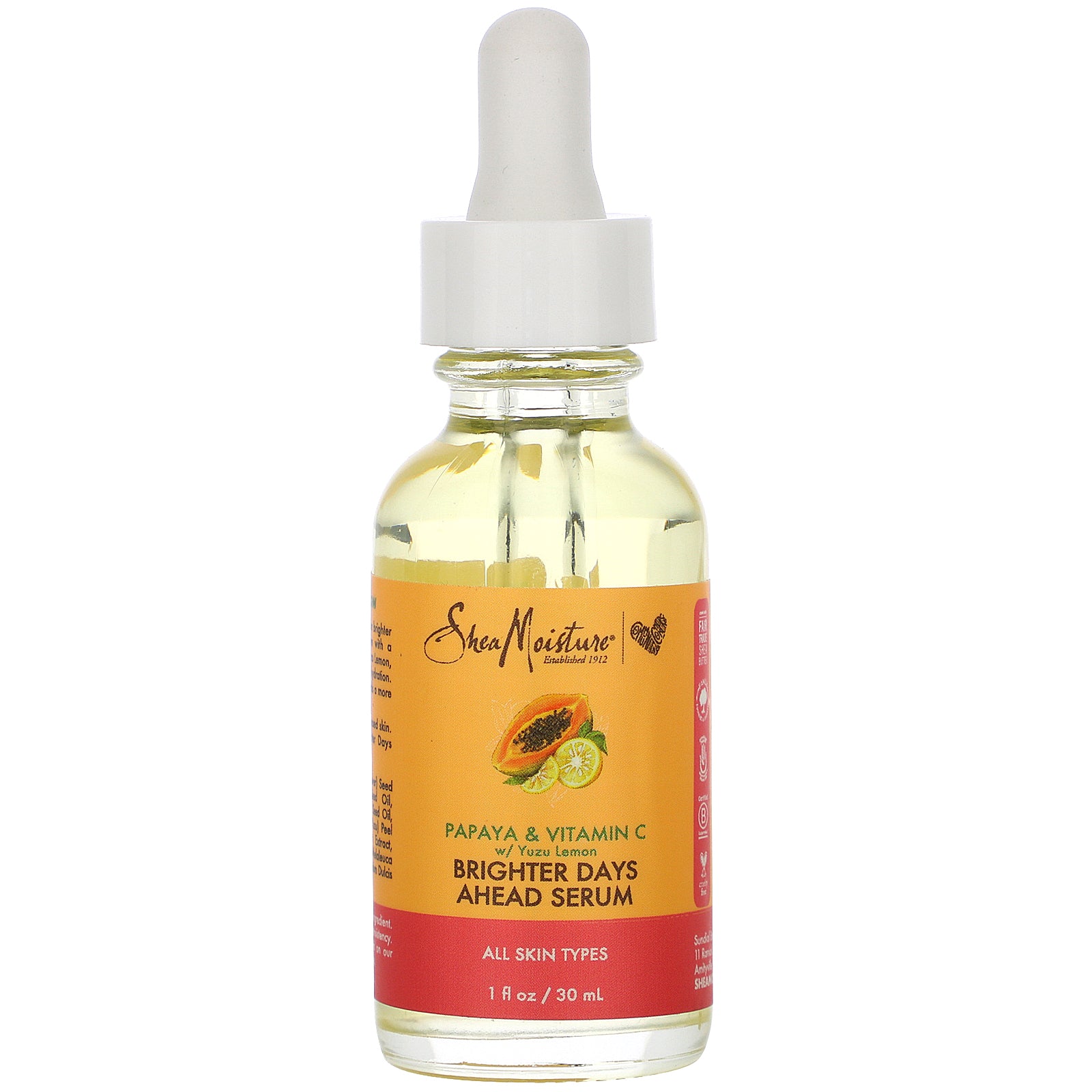 SheaMoisture, Brighter Days Ahead Serum, 1 fl oz (30 ml)