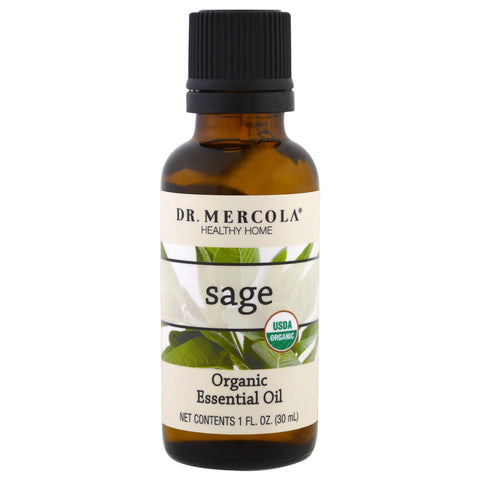 Dr. Mercola, Organic Essential Oil, Sage, 1 oz (30 ml)